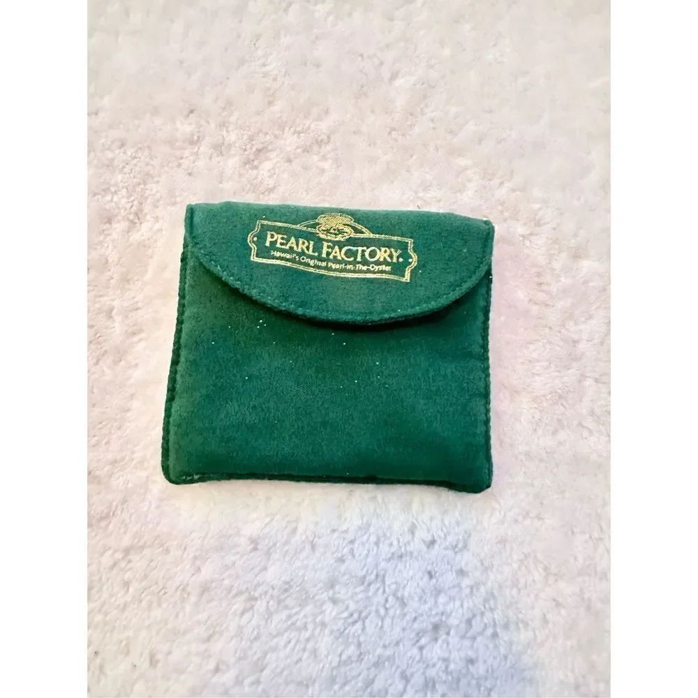 Pearl factory green jewelry pouch